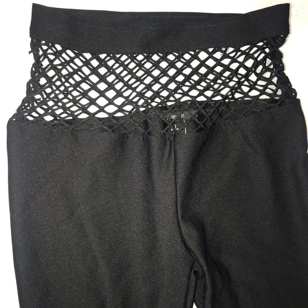 Fishnet Topped Leggings